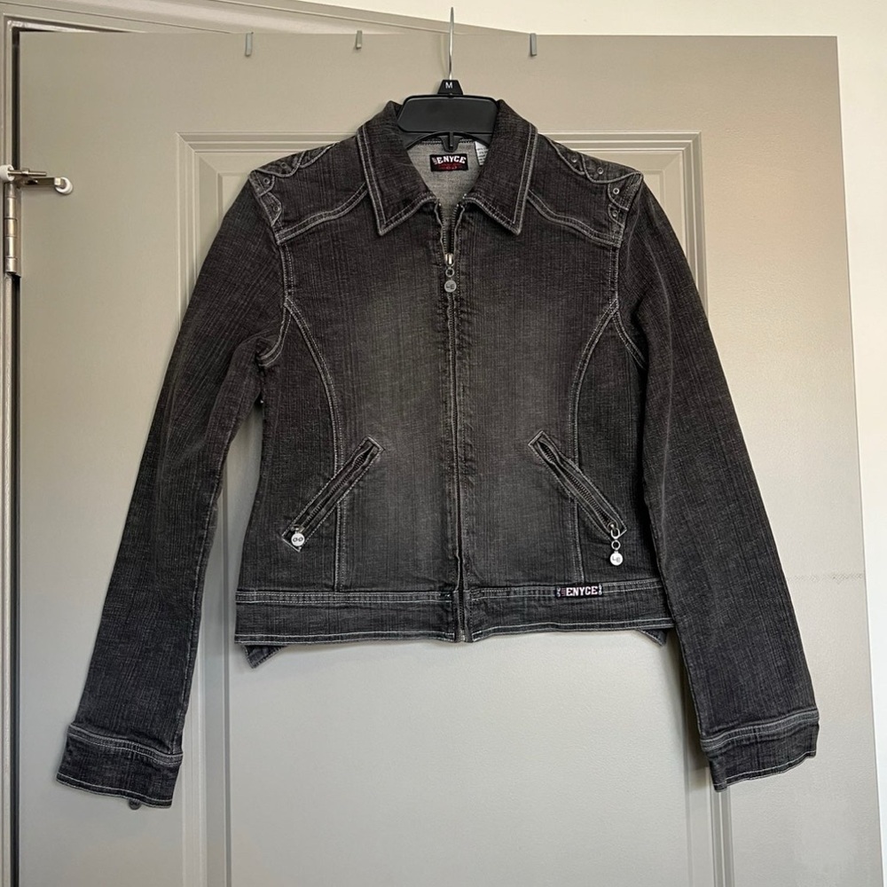 Enyce Charcoal Denim Jacket